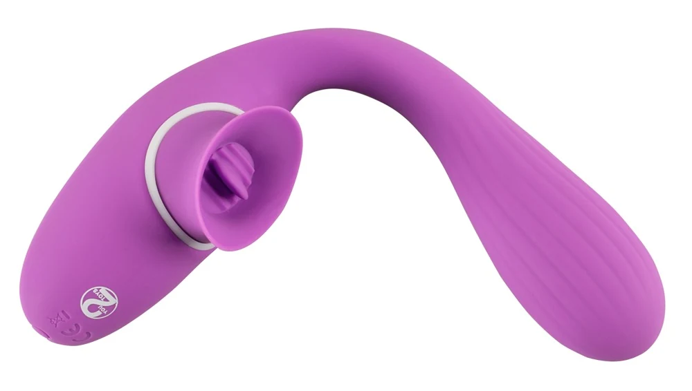 Buigbare vibrator met likfunctie