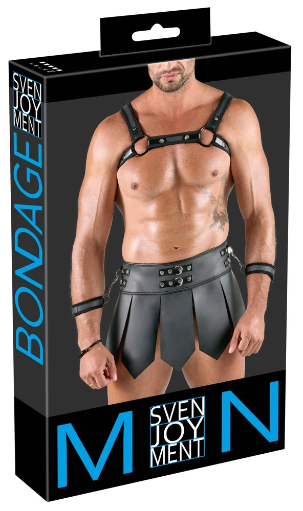 Svenjoyment Bondage gladiator set met handboeien