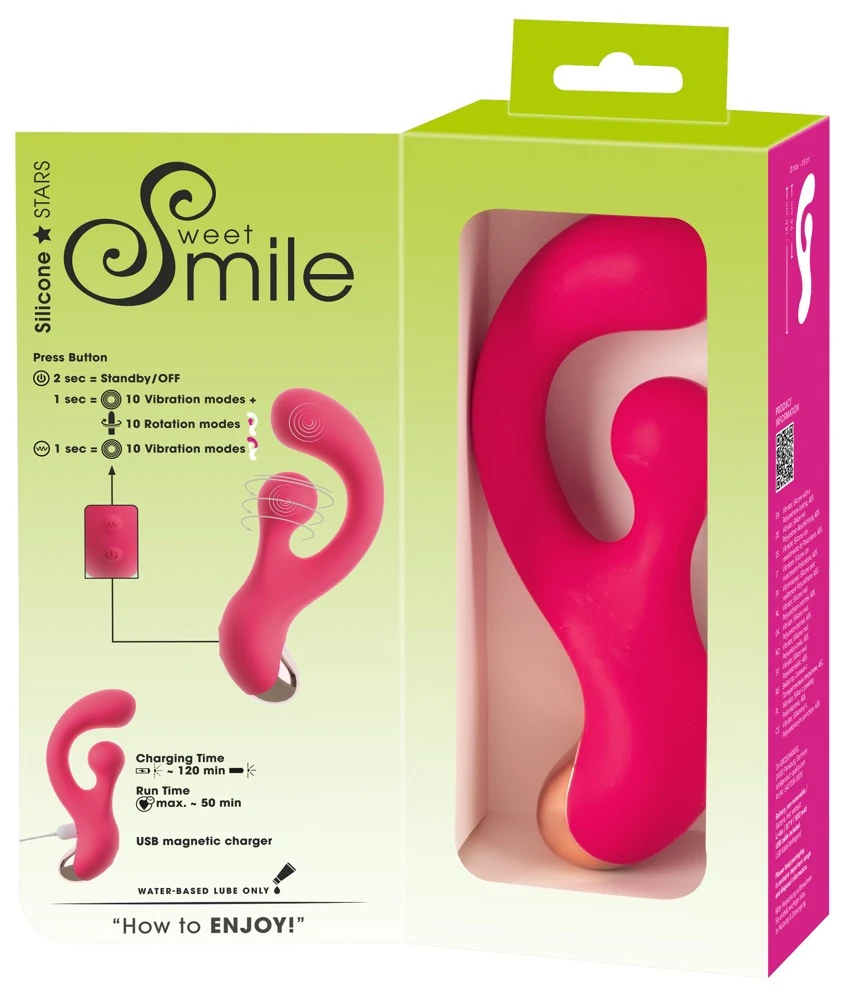 Sweet Smile G-Spot Vibrator met Rotatie