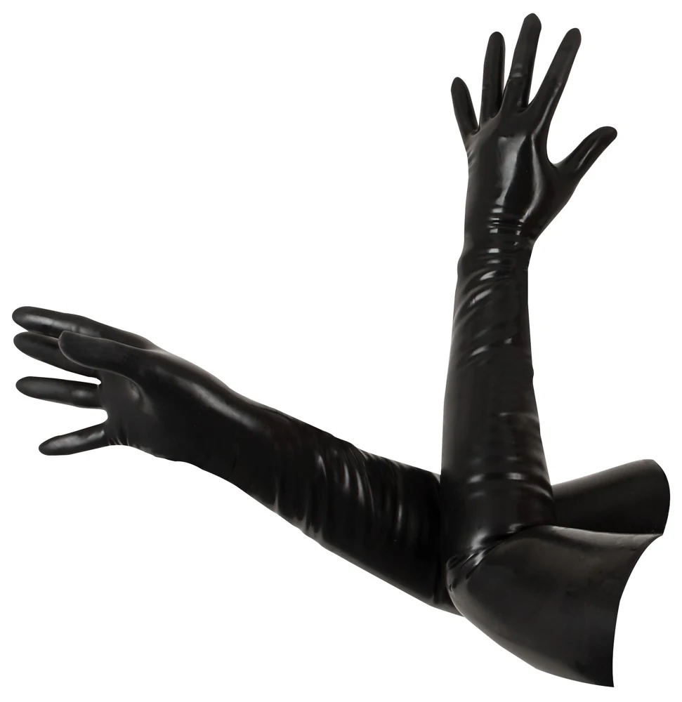 Latex handschoenen tot de ellebogen