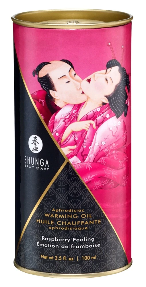 Shunga Warming Oil Raspberry Feeling 100 ml