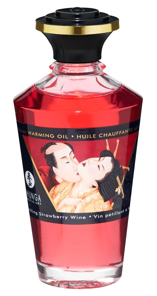 Shunga Aphrodisiac Warming Oil Strawberry Wine 100 ml
