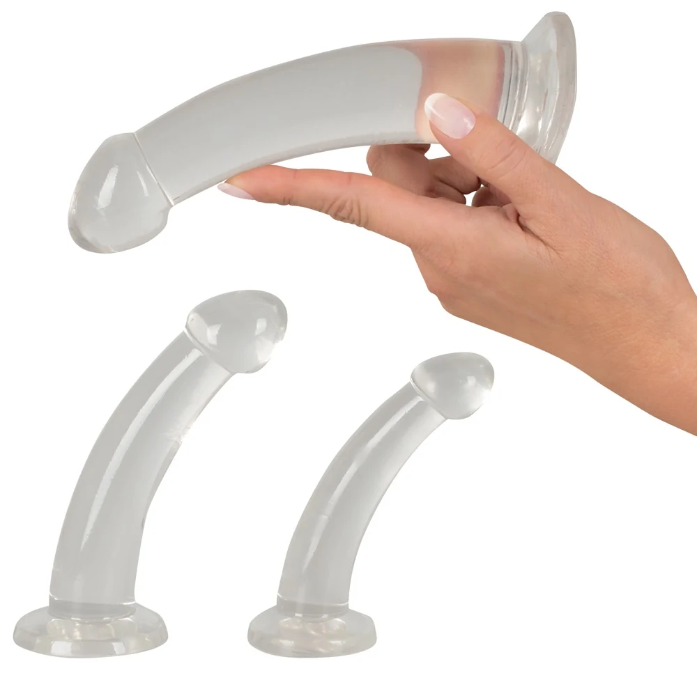 Anaal dildo trio met zuigvoet