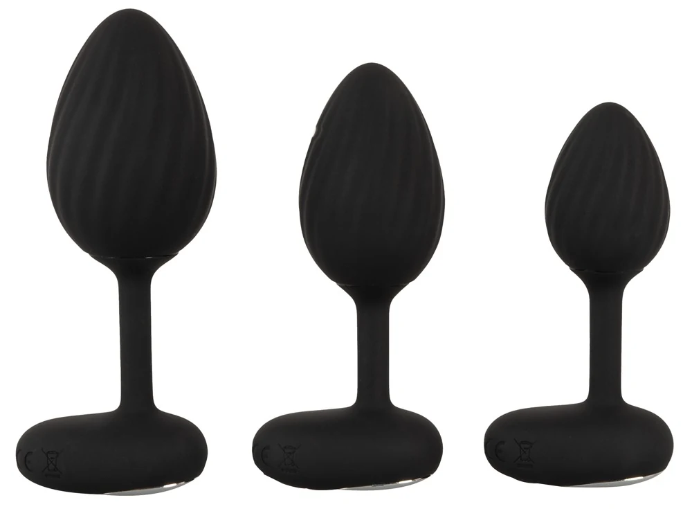 RC Butt Plug Set met Vibratie
