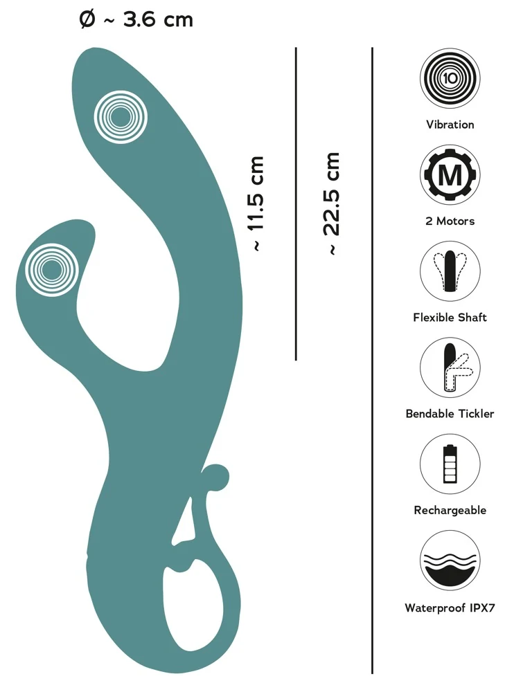 You2Toys The Magician rabbit vibrator