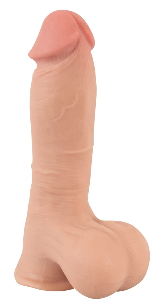 Nature Skin dildo met zuignap 19,9 cm