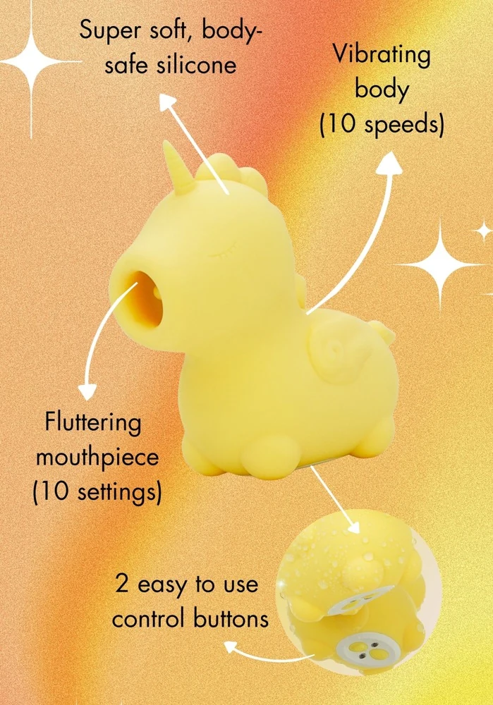 Unihorn Bean Blossom lay-on vibrator