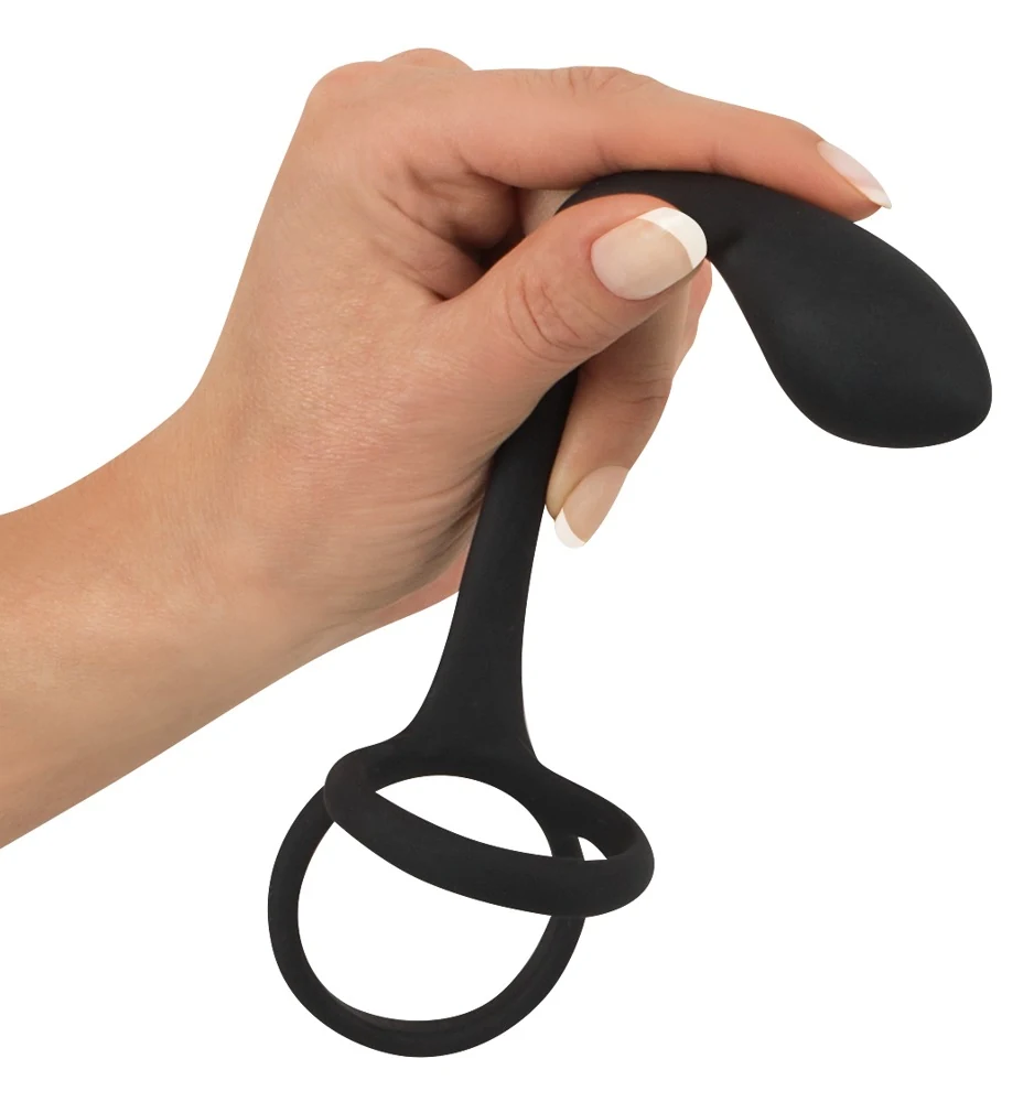 Cock & ball ring met anaalplug