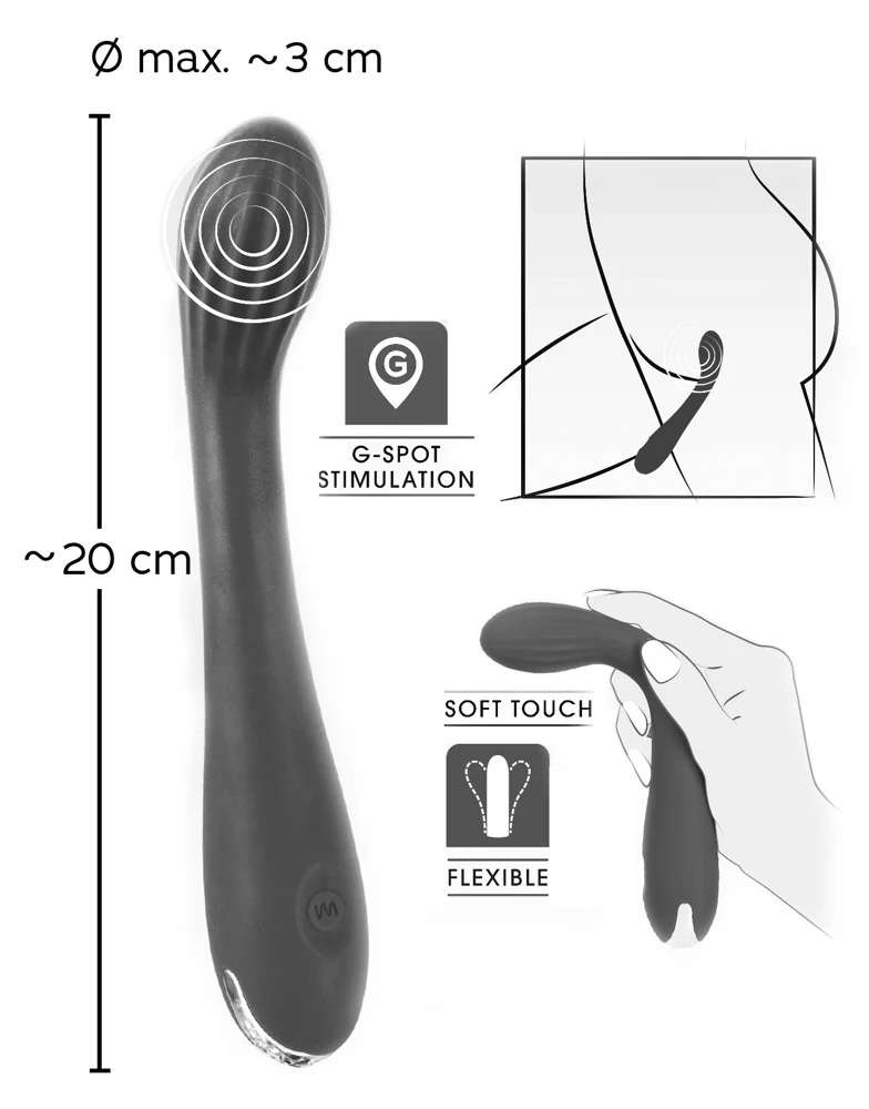 Sweet Smile G-spot vibrator oplaadbaar