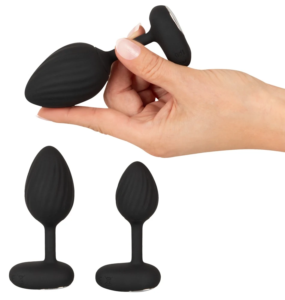 RC Butt Plug Set met Vibratie