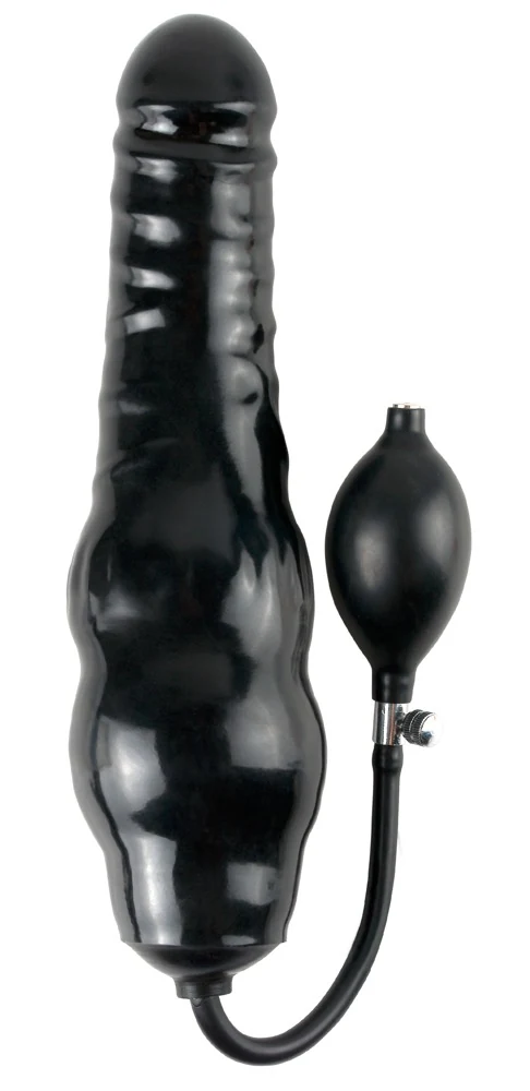 Opblaasbare dildo met pomp 32 cm