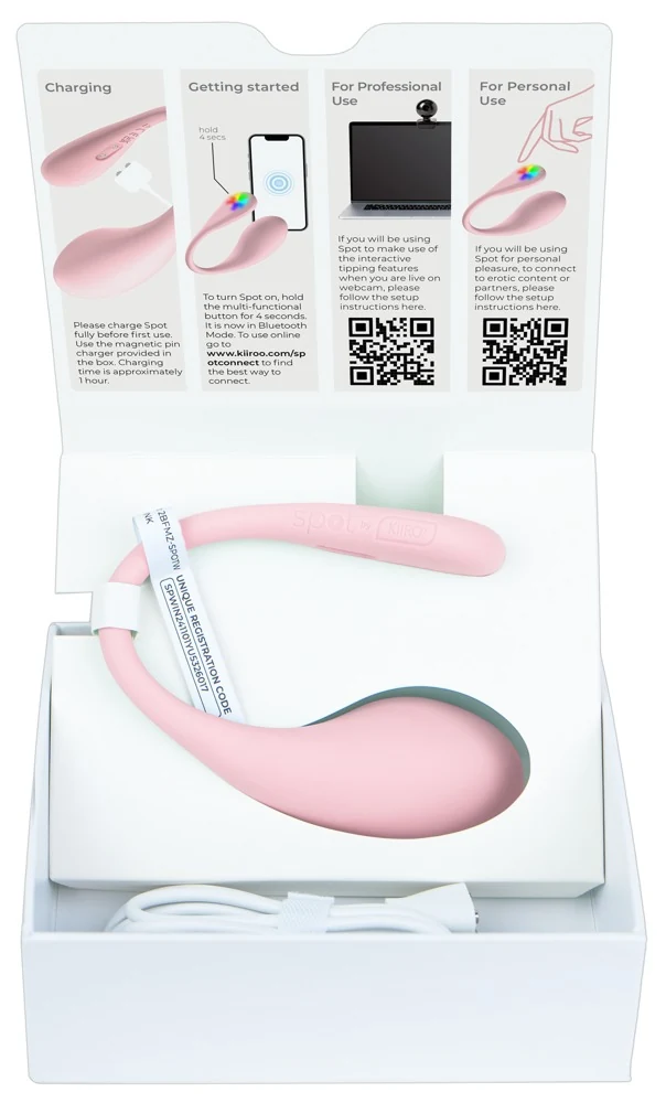 Kiiroo Spot interactieve vibrator met LED