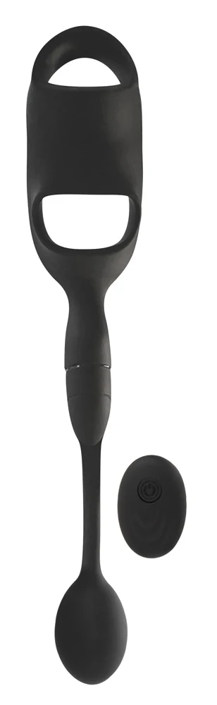 Rebel cock ring met afstandsbediening en butt plug
