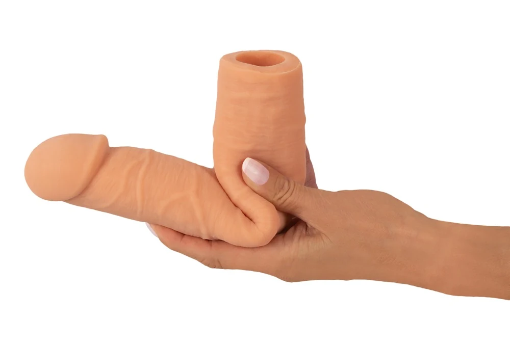 Nature Skin penis sleeve verlengend 24 cm