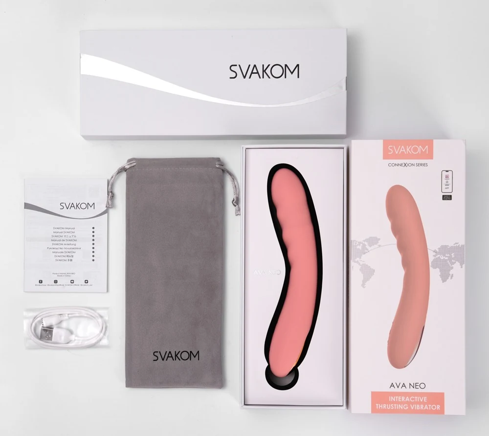 Svakom Ava Neo thrusting vibrator met app