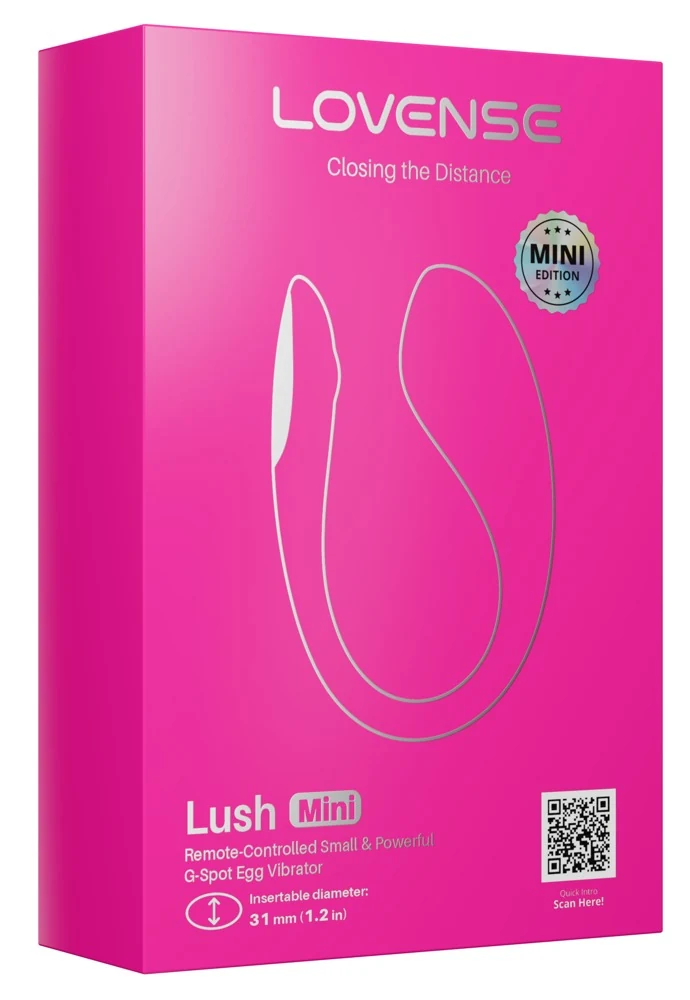 Lovense Lush Mini app-gestuurd vibratie-ei