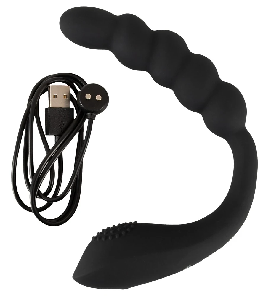 Black Velvets buigbare dubbele vibrator