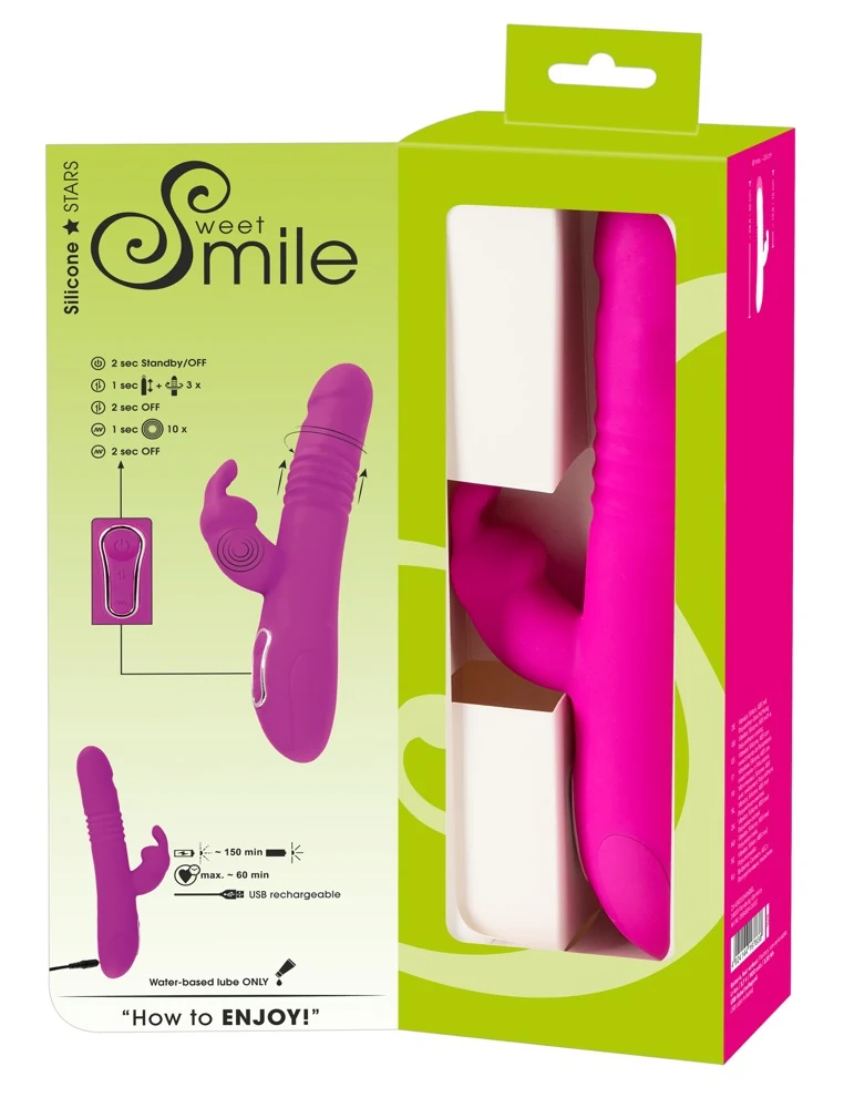 Sweet Smile RC C & G-spot vibrator met afstandsbediening