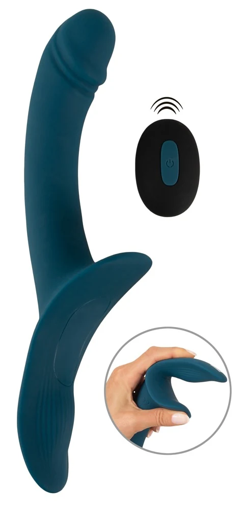 Strap-on set met vibrator en afstandsbediening