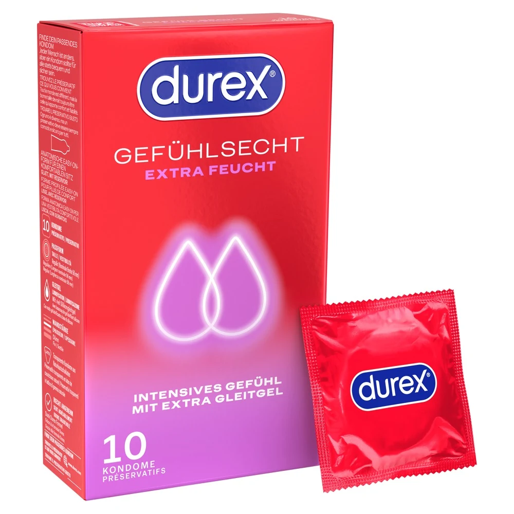 Durex Sensation Extra Moist condooms 10 stuks
