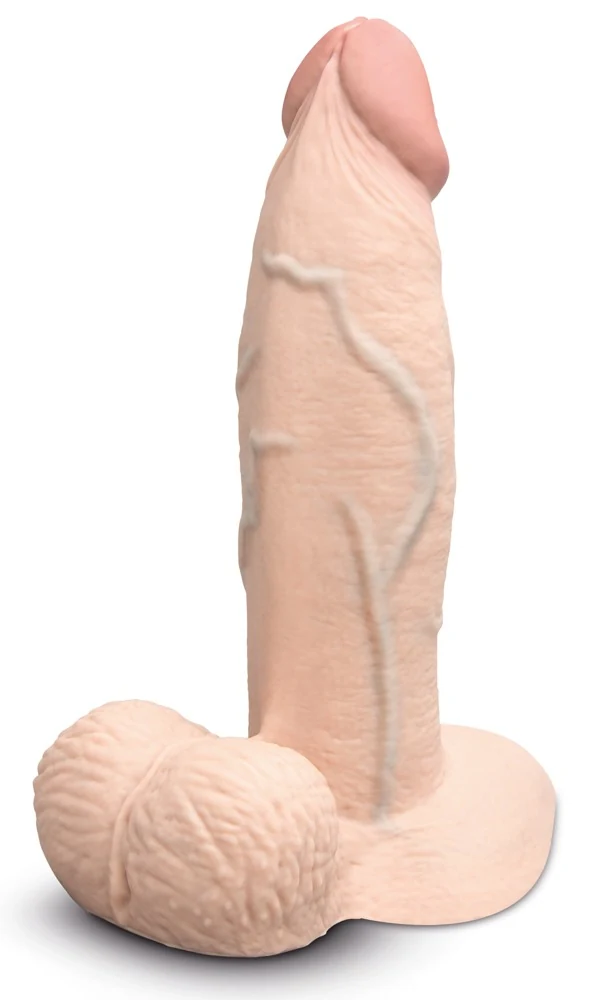 b-vibe natuurlijke dildo 7 inch girthy siliconen