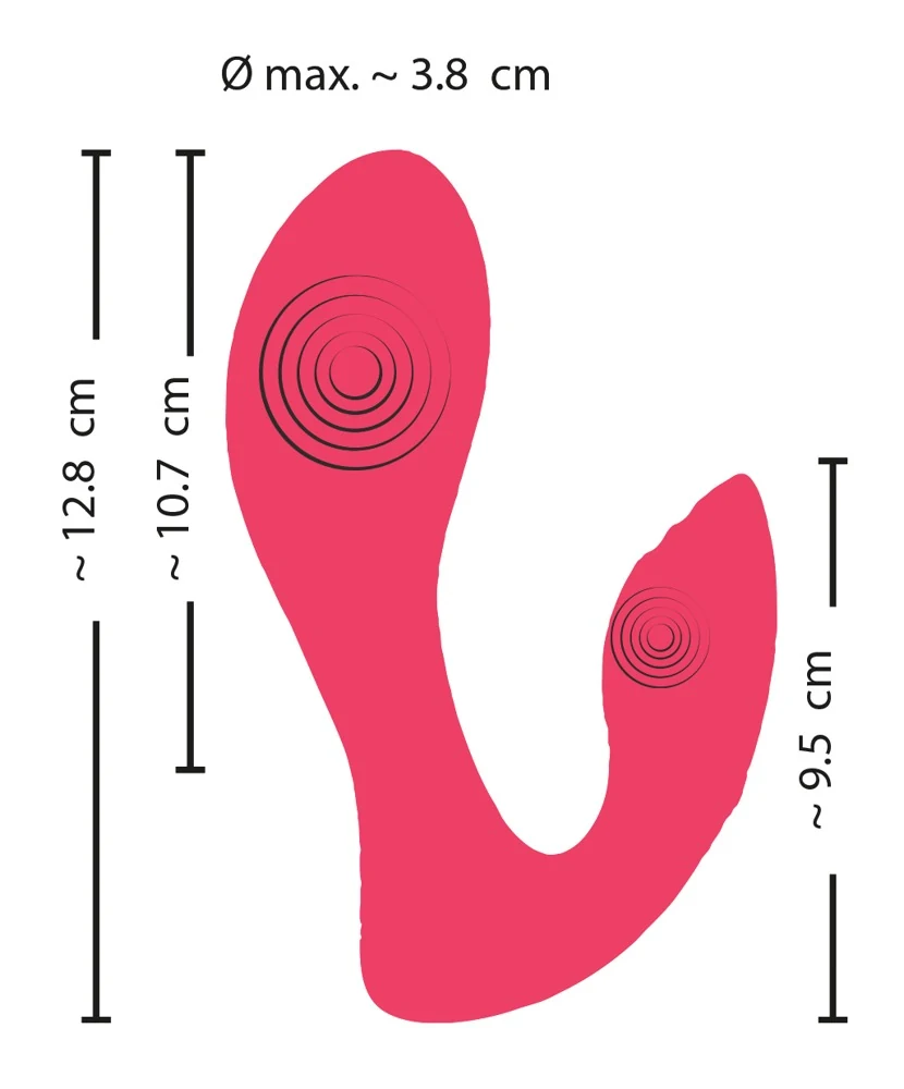 Sweet Smile G-spot panty vibrator met afstandsbediening