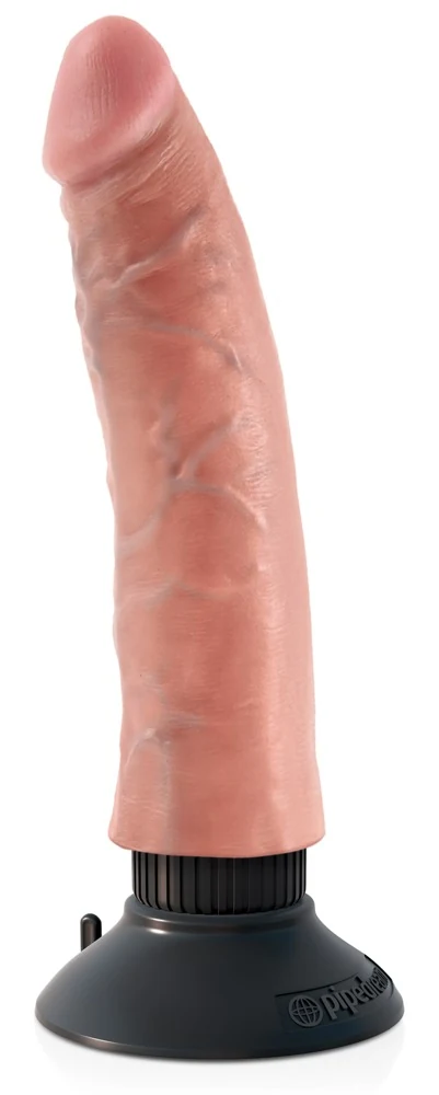 Buigzame vibrator met zuignap 21 cm