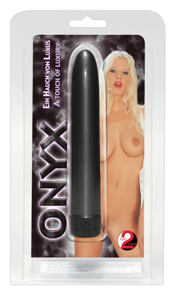 Slanke vibrator antraciet 17 cm