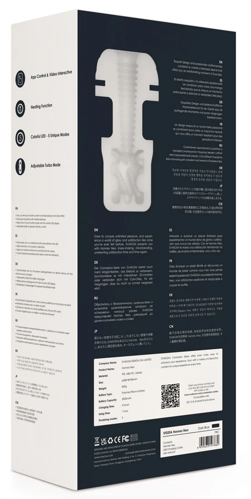 SVAKOM Hannes Neo interactieve masturbator