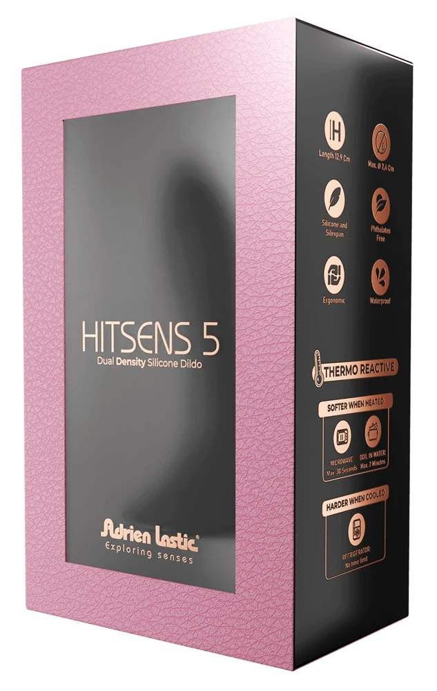 Adrien Lastic Hitsens 5 flexibele dildo met zuignap