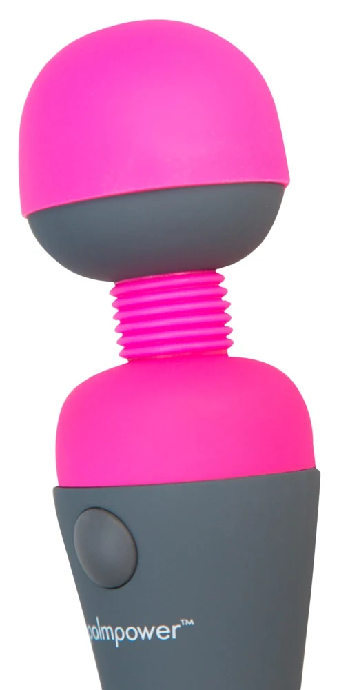 Palmpower massager met flexibele siliconen kop