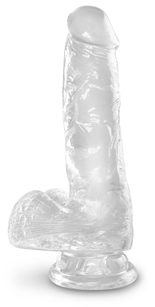 Realistische dildo met zuigvoet 17,8 cm