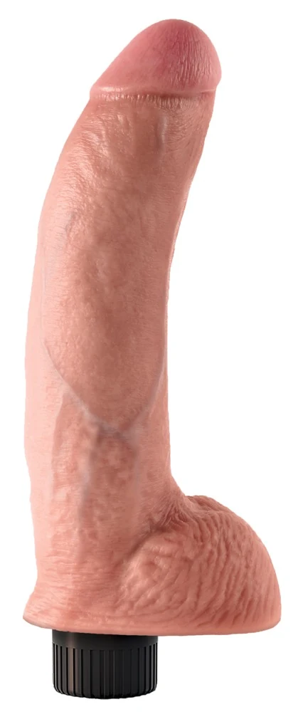 Buigbare vibrator met zuigvoet 23 cm