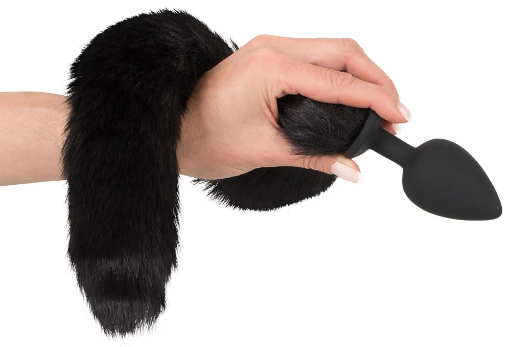 Set met anaalplug kattenstaart en kattenoren