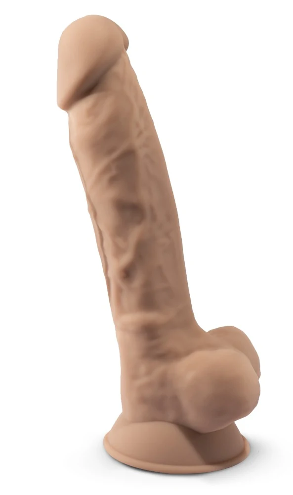 SILEXD siliconen dildo met geheugeneffect en zuigvoet