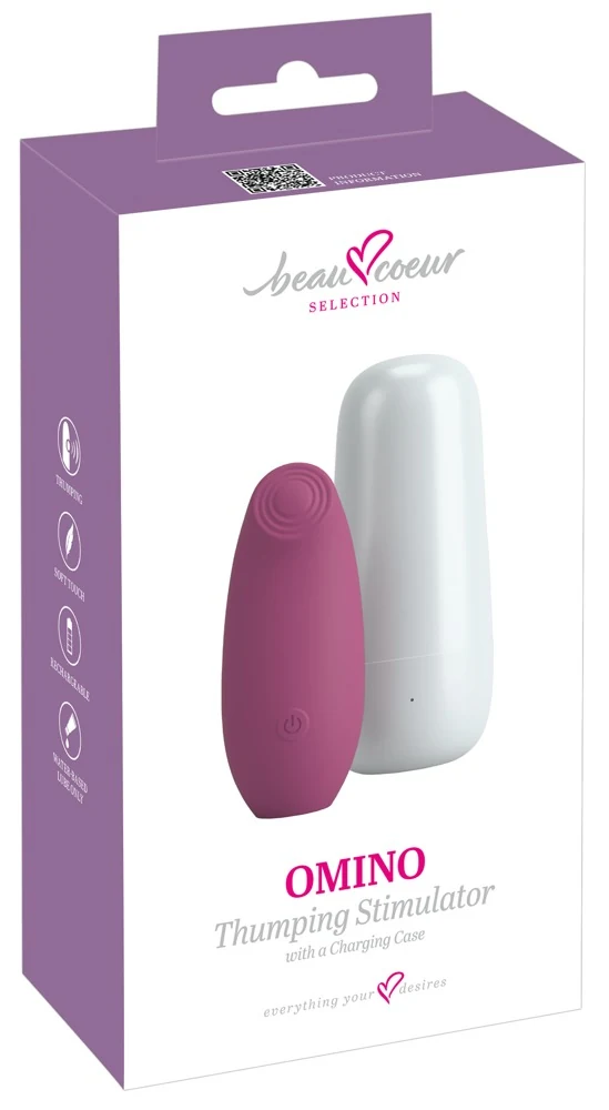 beau cœur OMINO stotende stimulator met oplaaddoosje
