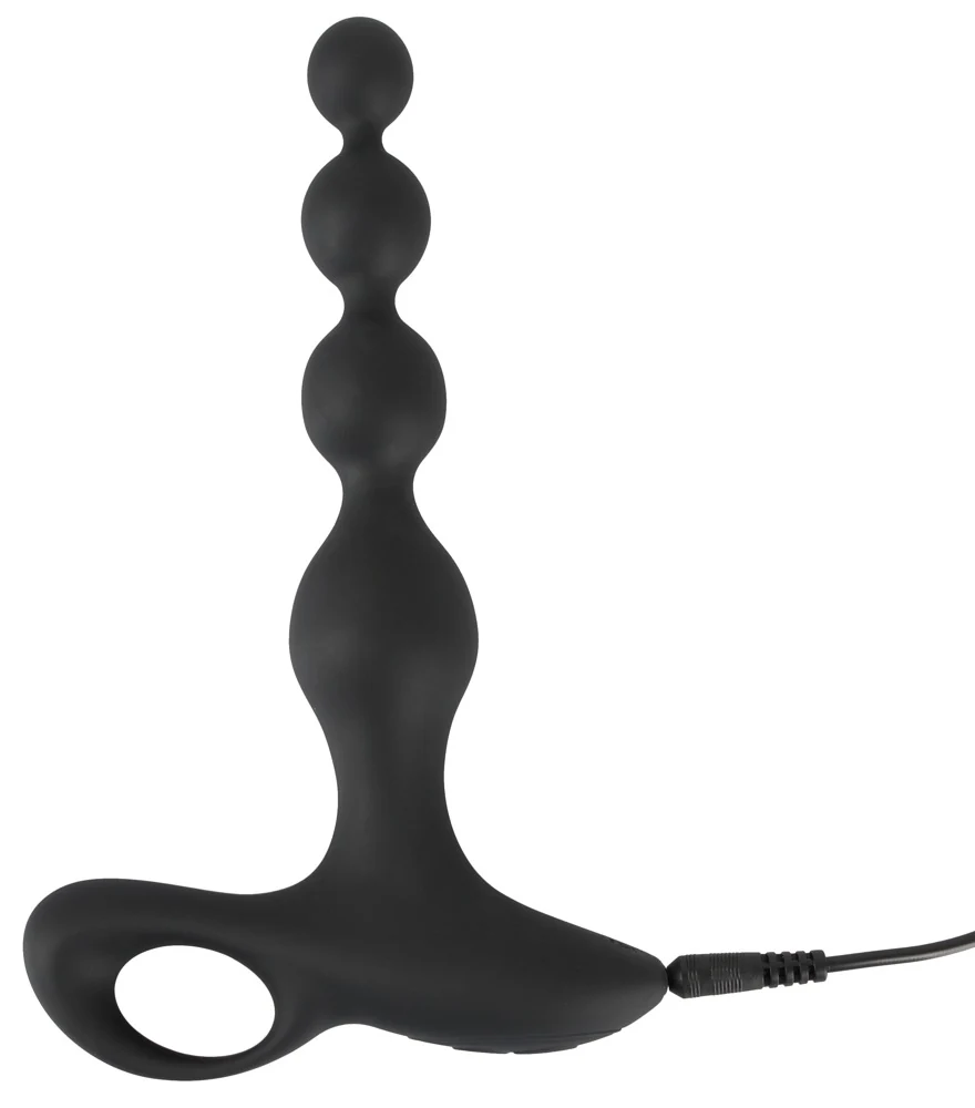 Waterdichte anaal vibrator met oplopende ballen