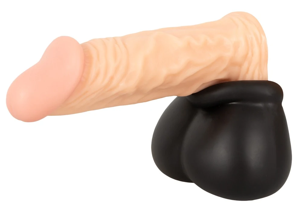 Erecto siliconen balstretcher met testikelring