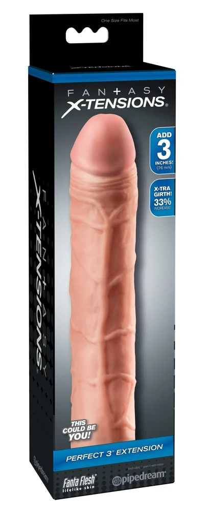 Penisschede met verlenging 7,6 cm
