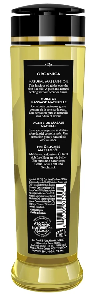Shunga Organica Natuurlijke Massageolie 240 ml