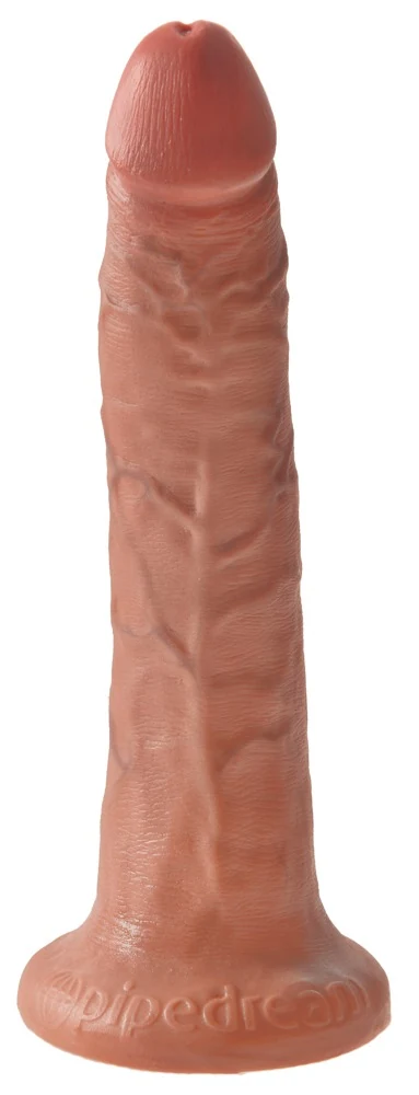 Natuurlijke dildo met zuigvoet 20,5 cm