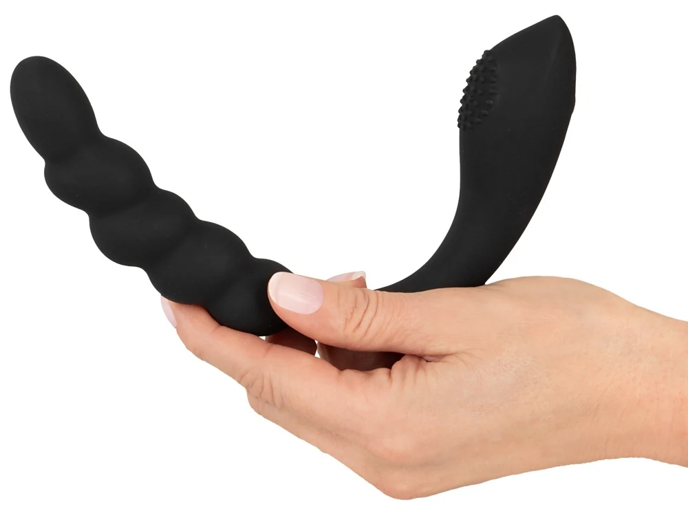 Black Velvets buigbare dubbele vibrator