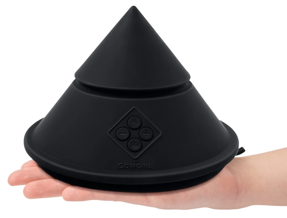 Cowgirl Cone seksmachine met app en opzetstukken