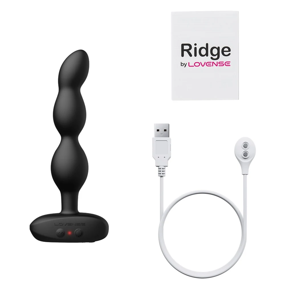 Lovense Ridge anaalvibrator met app en rotatie