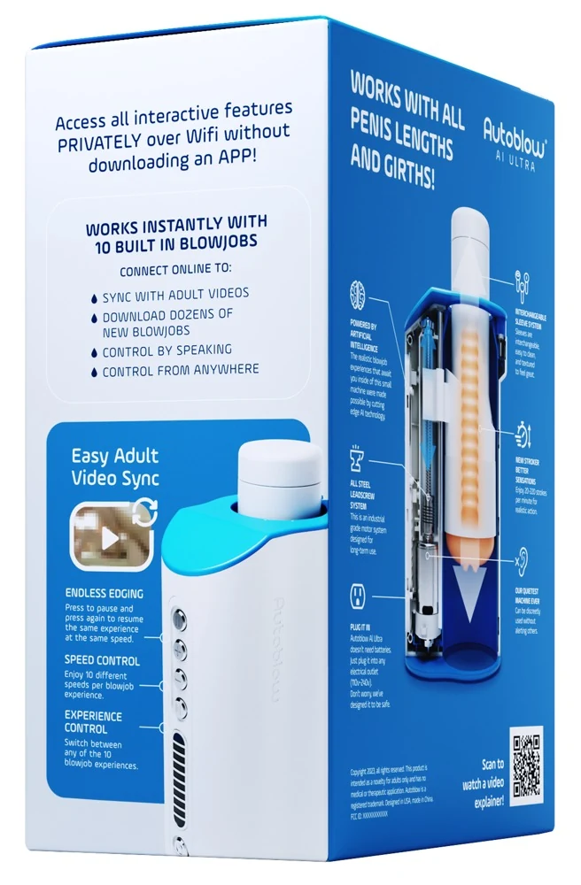 Autoblow A.I. Ultra masturbator met video-sync