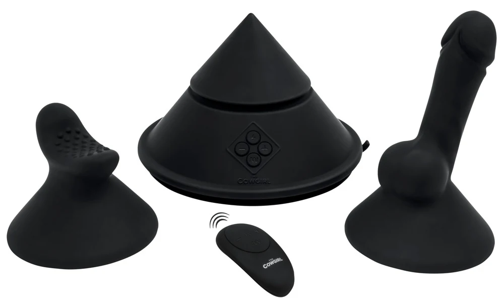 Cowgirl Cone seksmachine met app en opzetstukken