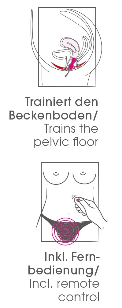 Sweet Smile oplaadbare vibro-bal duo met afstandsbediening