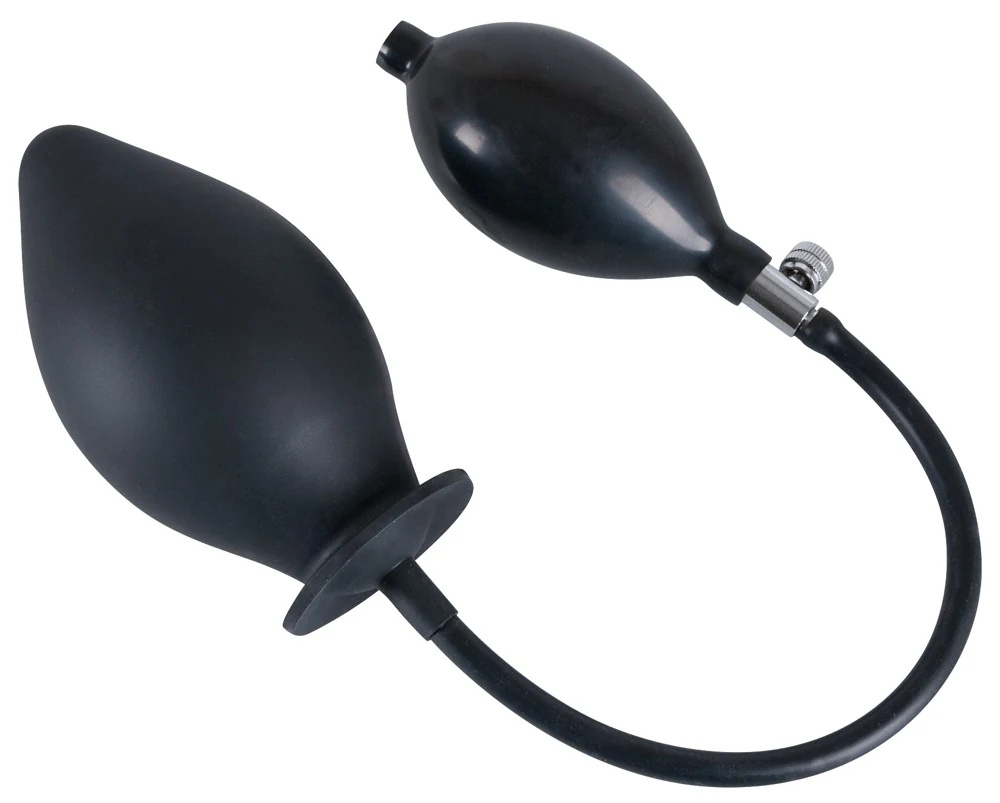 trueBlack opblaasbare buttplug siliconen