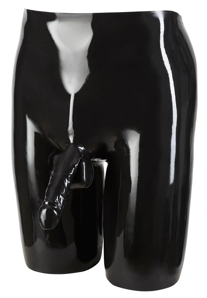 Latex fietsbroek met anatomische schede