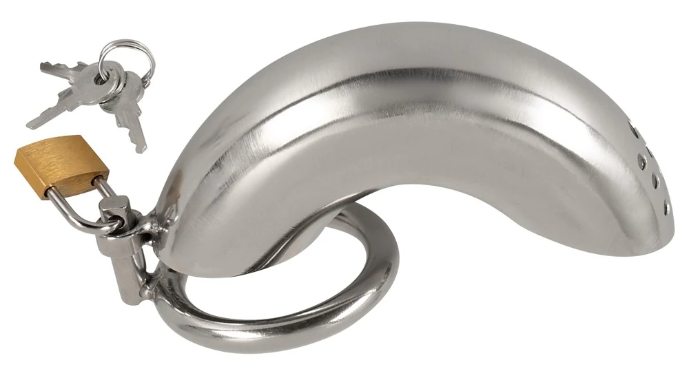 Chastity Cage Short peniskooi van roestvrij staal